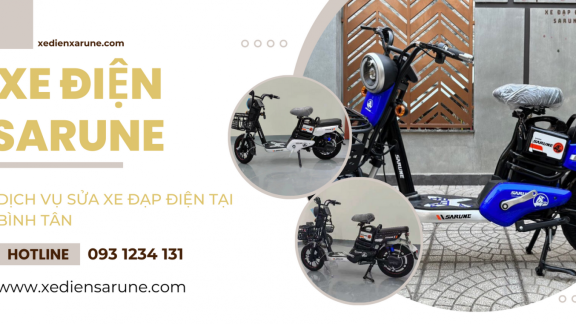 Dịch vụ sửa xe đạp điện tại Bình Tân - Xe Điện Sarune