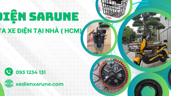 Sửa xe đạp điện tại nhà ở TP.HCM - Xe Điện Sarune